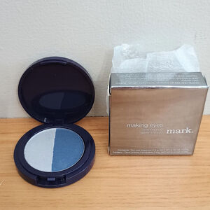 NOS 2009 Avon Mark Making Eyes Eyeshadow Duo Got The Blues 2.9g .10oz